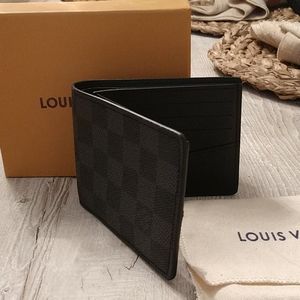 Louis Vuitton Men's Damien Graphite Slender Wallet